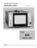 Thumbnail Tektronix Instruction manual Type 602 DISPLAY UNIT Thumbnail Tektronix Instruction manual Type 602 DISPLAY UNIT