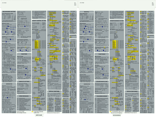 Product picture Rohde-Schwarz UPA UPA3 UPA4 Users guide Bedienhinweise