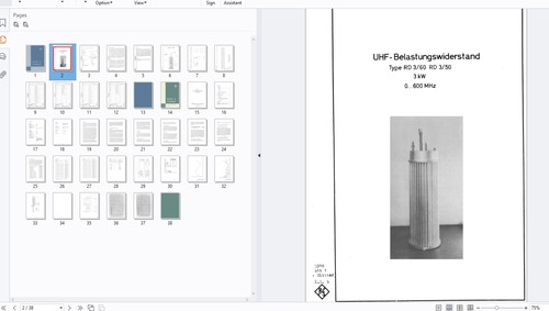 Product picture ROHDE & SCHWARZ UHF Belastungs-widerstand RD3 and RD10