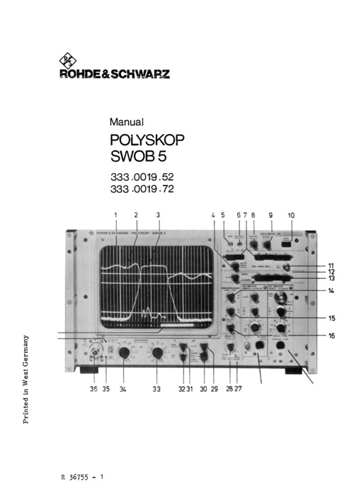 Product picture ROHDE & SCHWARZ POLYSKOP SWOB5