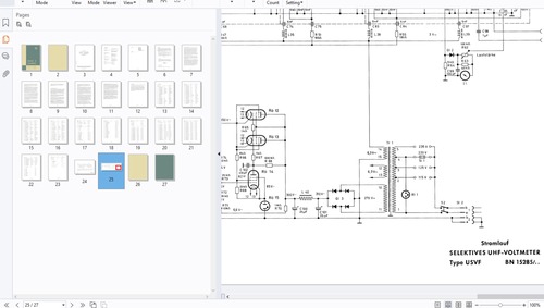 Product picture ROHDE & SCHWARZ SELEKTIVES UHF-VOLTMETER Type USVF BN15285