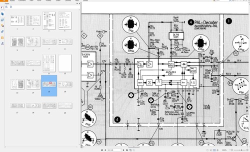 Product picture SABA TV SC 90  SC 110 Service-Instruction 